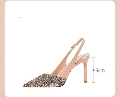 quality Silvery mais confortável vestido de mulher Sapatos para casamento factory